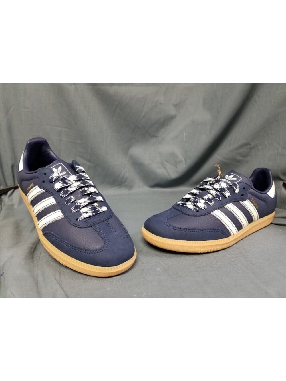 Adidas Samba OG Night Indigo Off White KJ6077 Men's Size 7.5 NEW NO BOX!